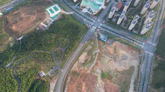 福建省南平市武夷新区森林公园航拍