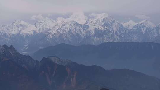 航拍牛背山