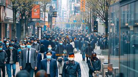 未来都市AI数字人世界：现实虚拟科技驱动