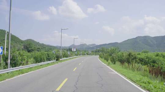 北京平谷公路行驶地拍