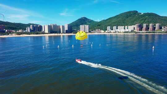 广东阳江海陵岛旅游风光航拍