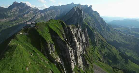 Altenalp Turm，山脉，无人机