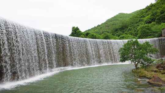 惠东古田自然保护区瀑布实拍视频4K