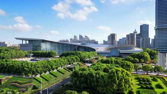 上海科技馆城市环境