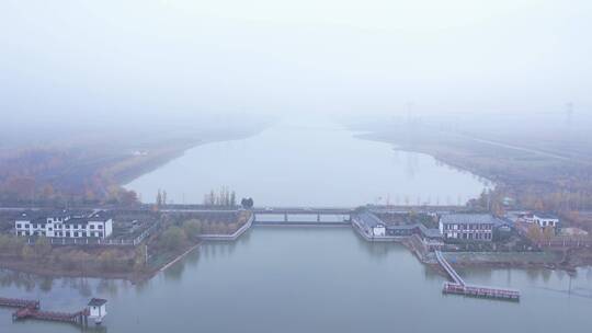 乡村湿地水库