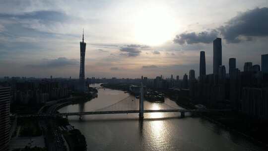 广州珠江新城航拍