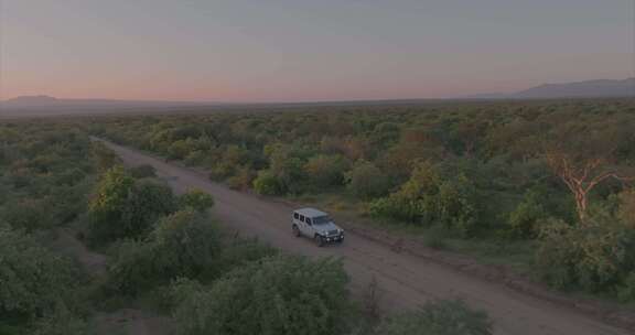 SUV，驾驶，冒险，无人机