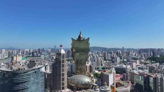 澳门新葡京酒店航拍