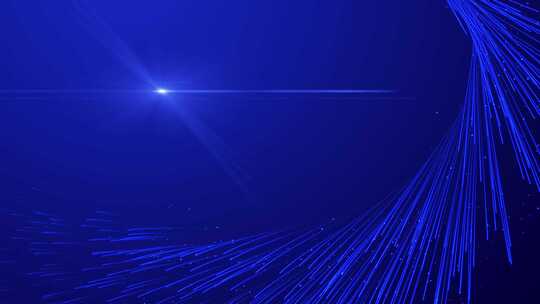 蓝色粒子背景 科技蓝色生长粒子 光线背景