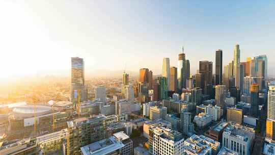 【4K可商用】大气北上广深一线城市航拍素材