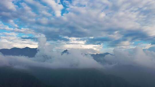 南五台山 钟南山 秦岭 云海 日出 云彩 蓝天