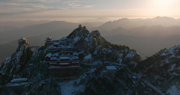 航拍河南洛阳老君山风景区宣传片