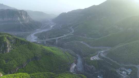 4K航拍​河南安阳林州太行山