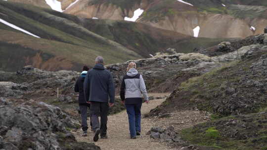 冰岛Landmannalaugar高地徒