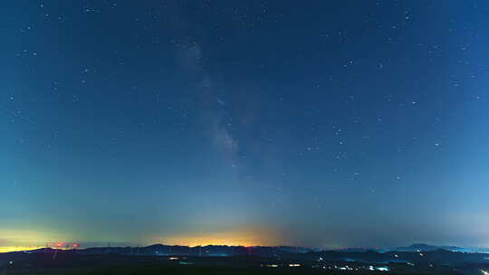 夜空 星空 星轨 星星 银河