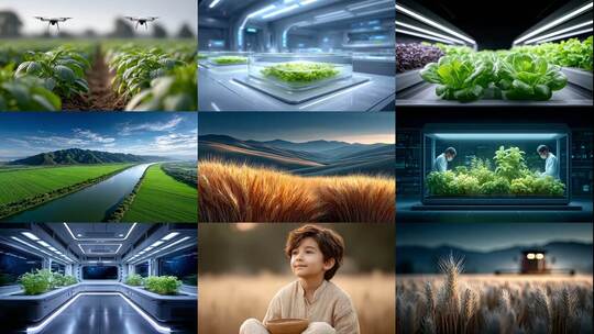 科技赋能现代农业智慧农业助力乡村振兴高清在线视频素材下载