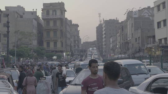 埃及街头行人视频素材模板下载