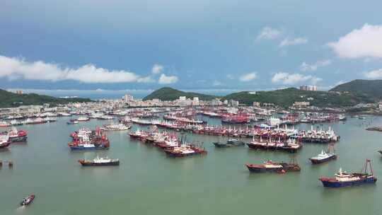 海陵岛码头 渔船 大海 适用于各种宣传片