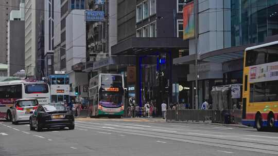 【正版素材】香港城市街道中环