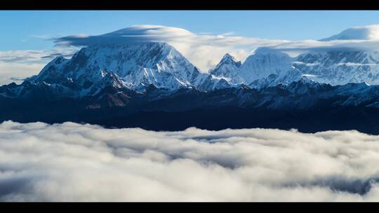 西藏雪山云海布达拉宫宫殿旅游自驾游风景