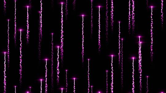 4K粉紫色粒子上升视频-循环 1
