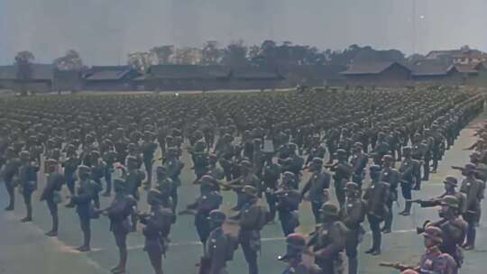 抗日战争准备动员中国军队训练