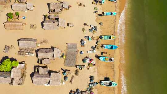 斯里兰卡的渔村