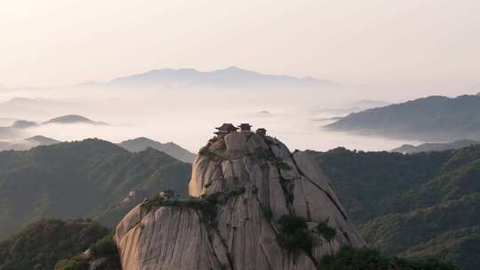 航拍驻马店泌阳铜山风景区