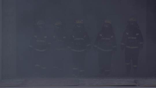 消防员消防形象视频素材模板下载