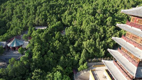 太原太山龙泉寺航拍