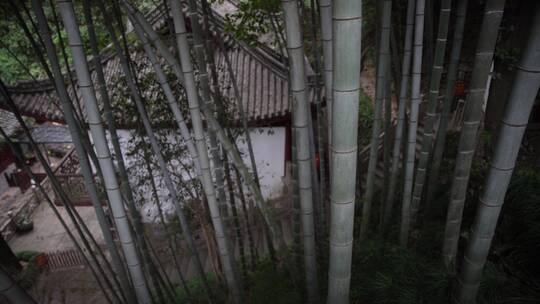 杭州飞来峰韬光寺建筑风景