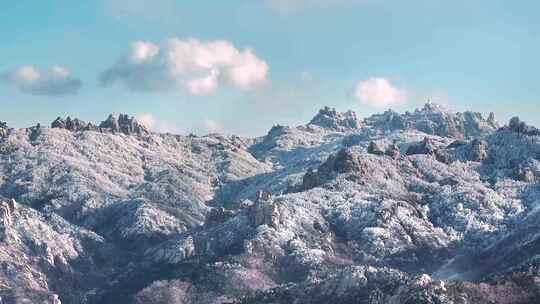 崂山雪景