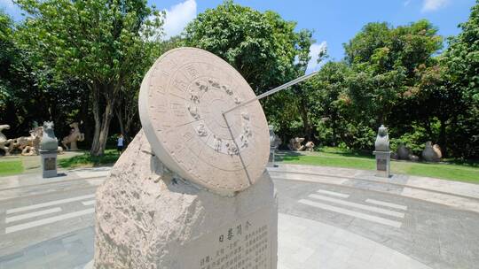 古代天文计时器日晷日规视频素材模板下载
