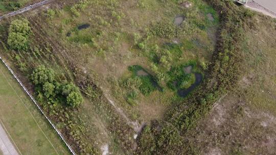 航拍陕西城市化发展建筑
