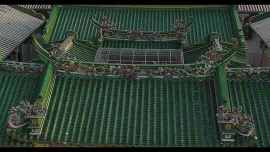 潮汕地区传统古建筑8K航拍视频素材模板下载