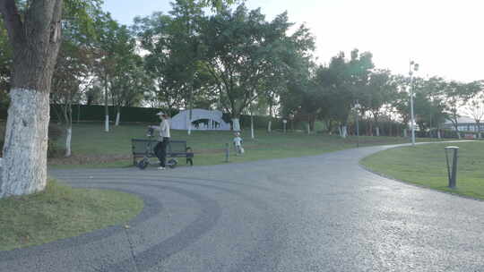 成都 北湖生态公园 湖景 公园