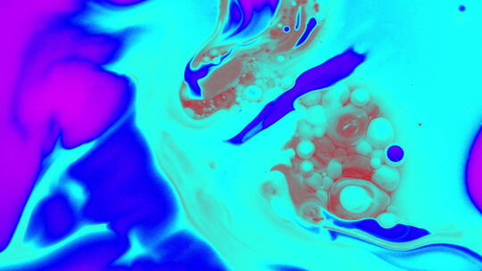 彩色流体颜料细胞扩散膨胀动态背景 (6)