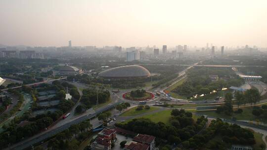 江苏省江阴市体育中心城市环境