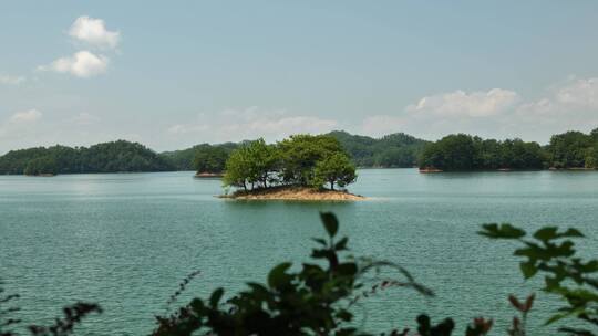 浙江千岛湖的超美景观视频素材模板下载