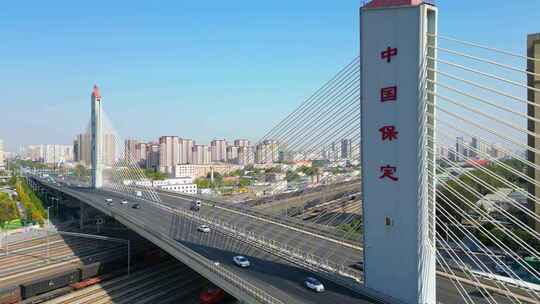 河北省保定市航拍城市地标合集