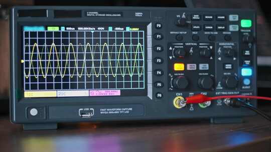示波器正弦波信号