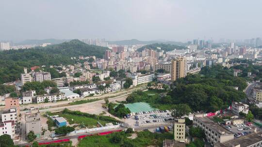 航拍深圳城市建筑设计