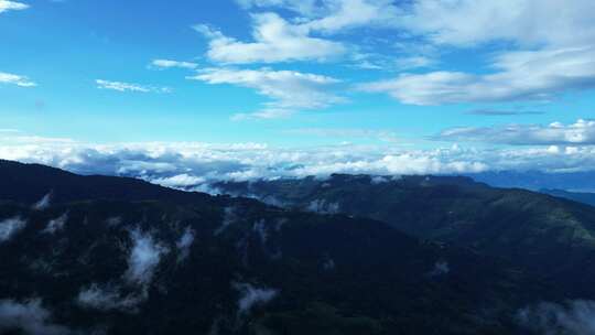 自然风景 边境风景  云雾 山川 边境风景