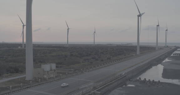 台湾海边风车