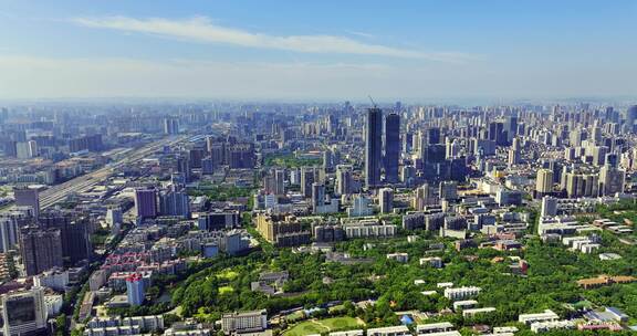 湖南长沙城市风光大景【单镜】