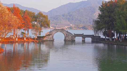 杭州湘湖秋天风景