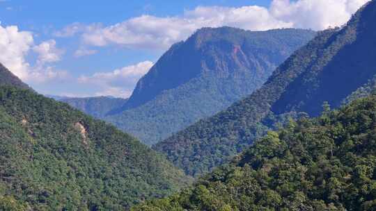 泰国北部的山脉。