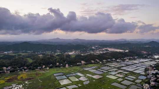 防城港大美虾田光影延时