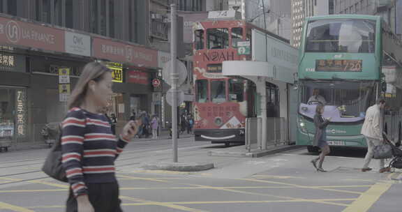 香港街头行人