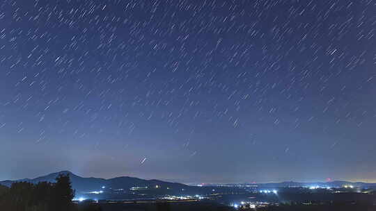 夜空 星空 星轨 星星 银河